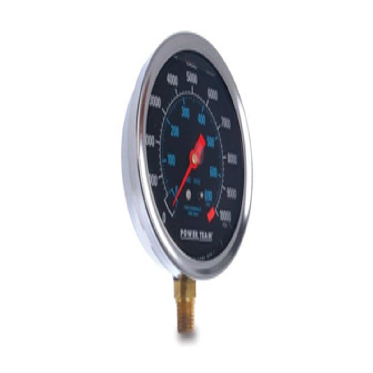 Power Team 9075E Gauge Hydr. For 100 Ton Ram Cl.1